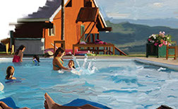 Trail Town USA Illustration- Design By Creative Bearings