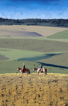 Trail Town USA Illustration- Design By Creative Bearings