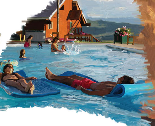 Trail Town USA Illustration- Design By Creative Bearings