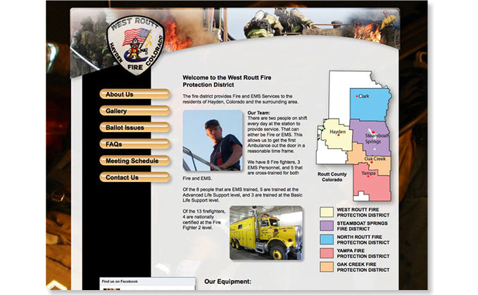 West Routt Fire District - Design By Creative Bearings